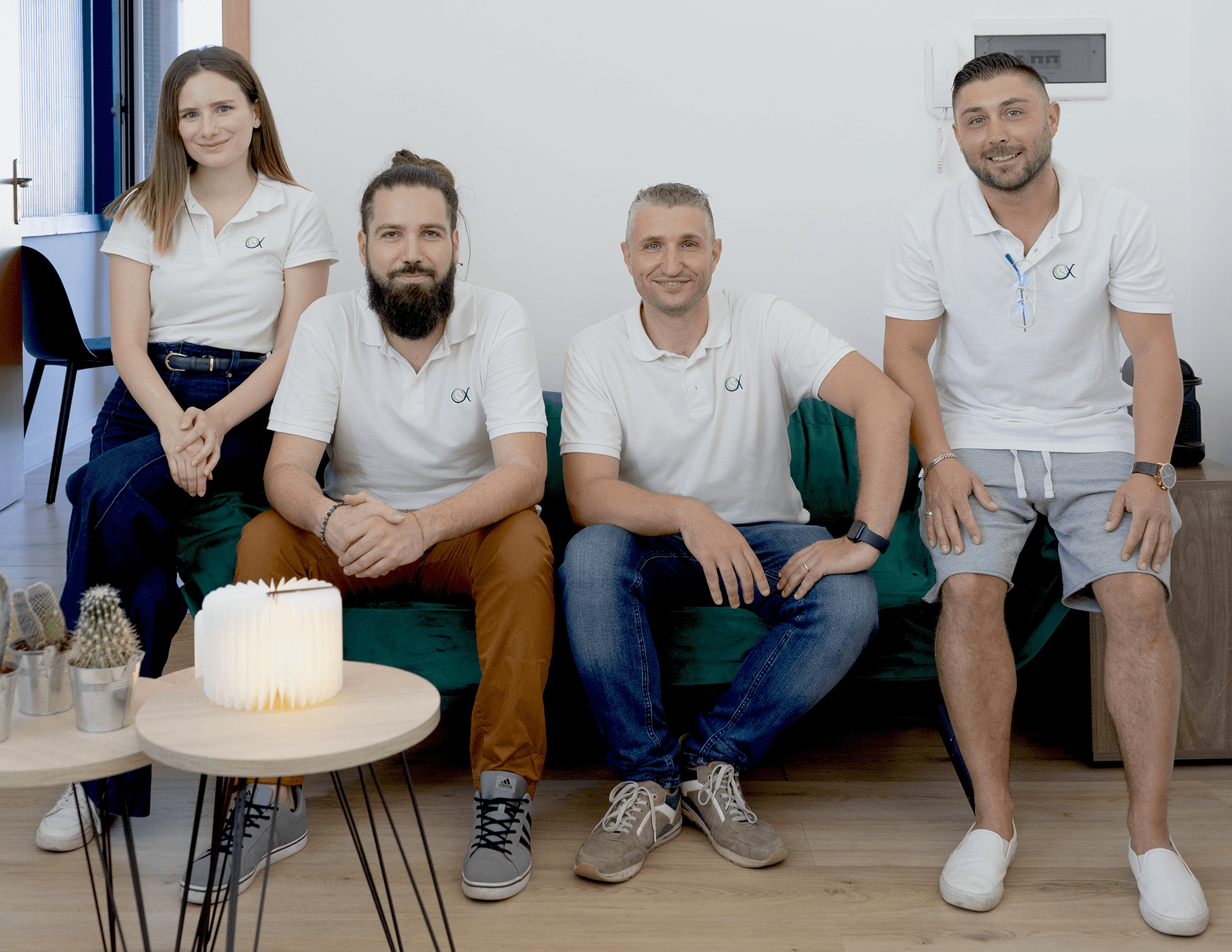 Il team di Alpha Studio nella sede di Lecce
